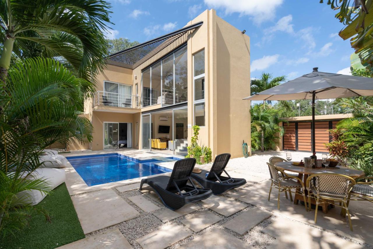 Tulum Private Modern Villa-Pool Beds-Ac-Internet-Parking-Grill Zewnętrze zdjęcie