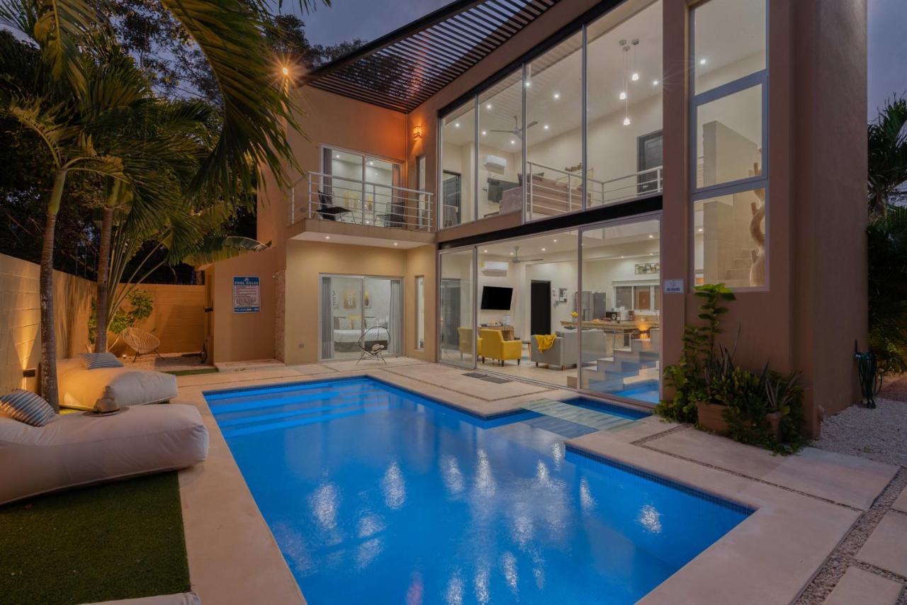 Tulum Private Modern Villa-Pool Beds-Ac-Internet-Parking-Grill Zewnętrze zdjęcie