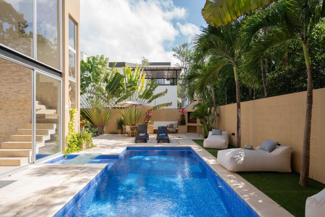 Tulum Private Modern Villa-Pool Beds-Ac-Internet-Parking-Grill Zewnętrze zdjęcie