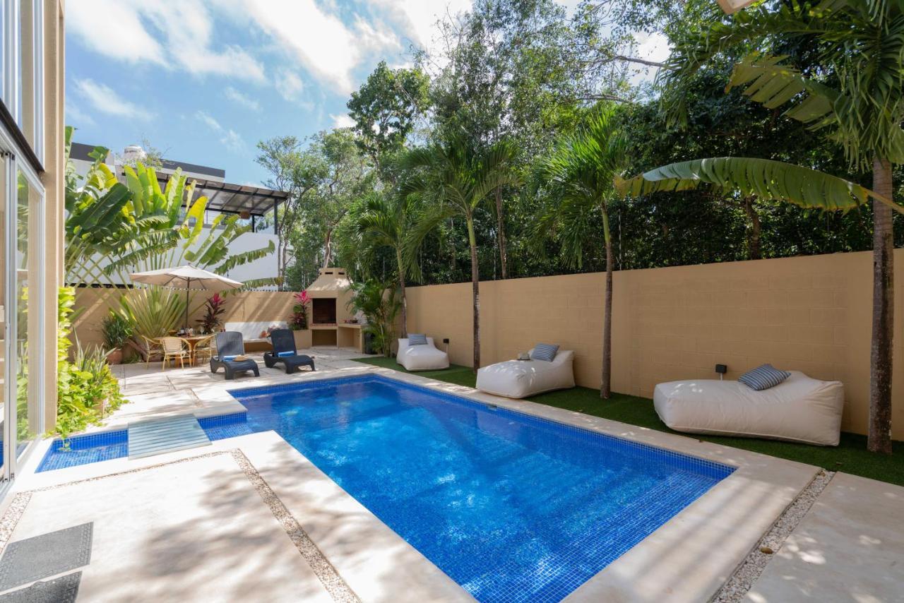 Tulum Private Modern Villa-Pool Beds-Ac-Internet-Parking-Grill Zewnętrze zdjęcie